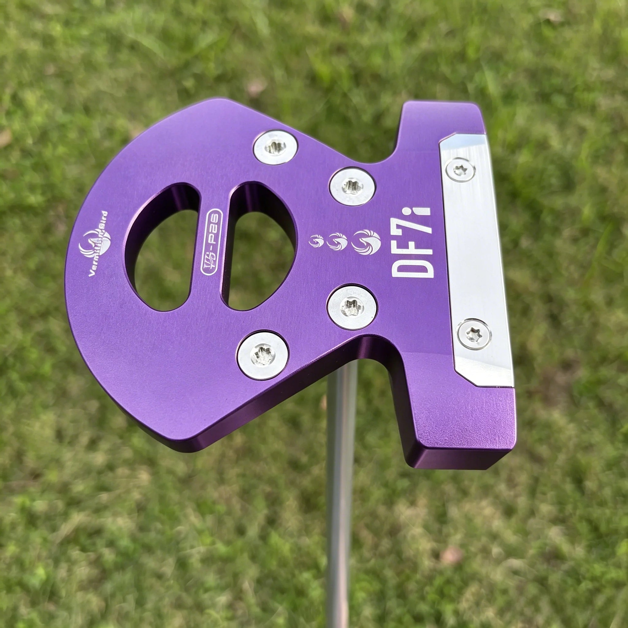 Vermilion Bird Aluminum Golf Putter, Zero Torque High MOI Mallet Putter for Perfect Face Square Stability, Accurate Alignment