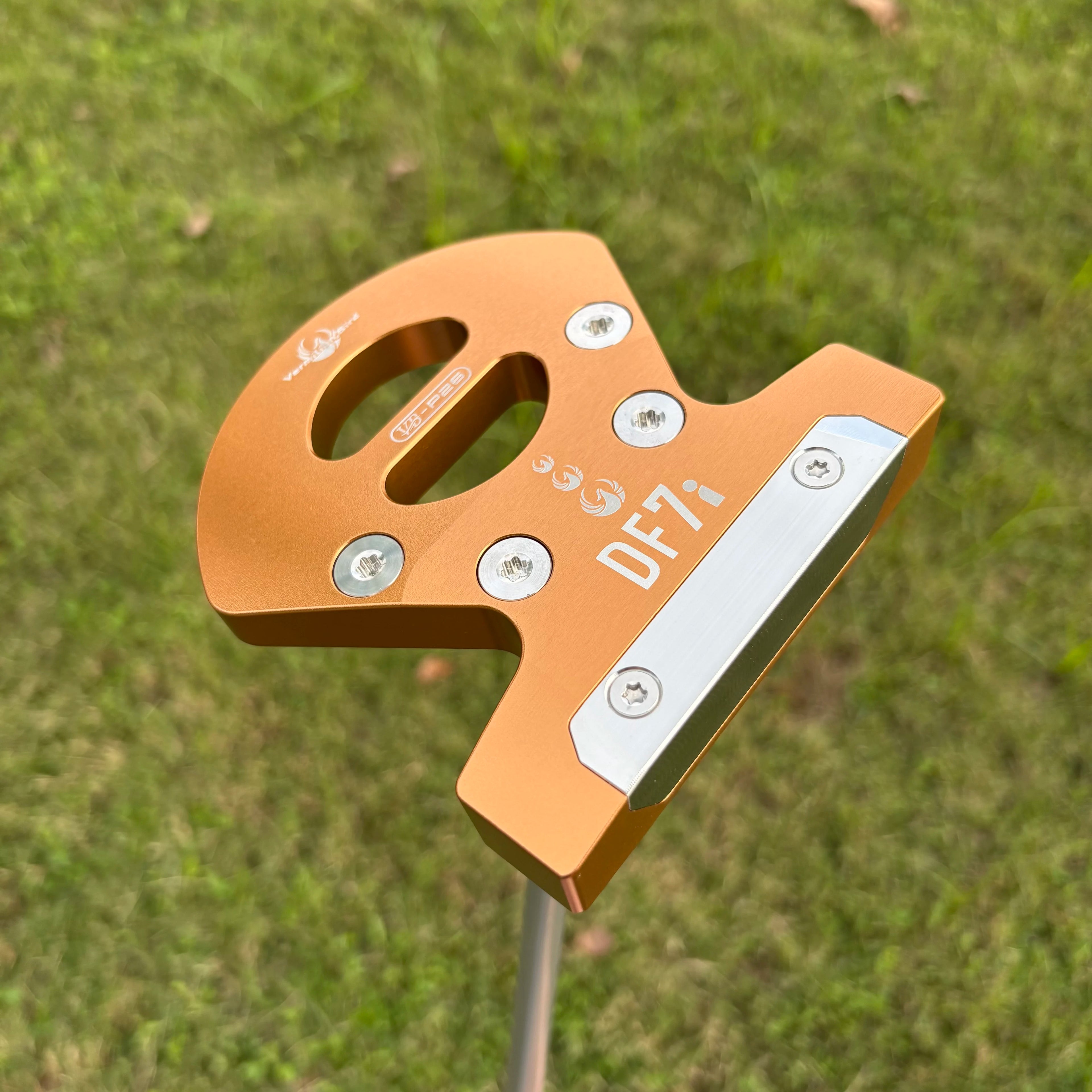 Vermilion Bird Aluminum Golf Putter, Zero Torque High MOI Mallet Putter for Perfect Face Square Stability, Accurate Alignment